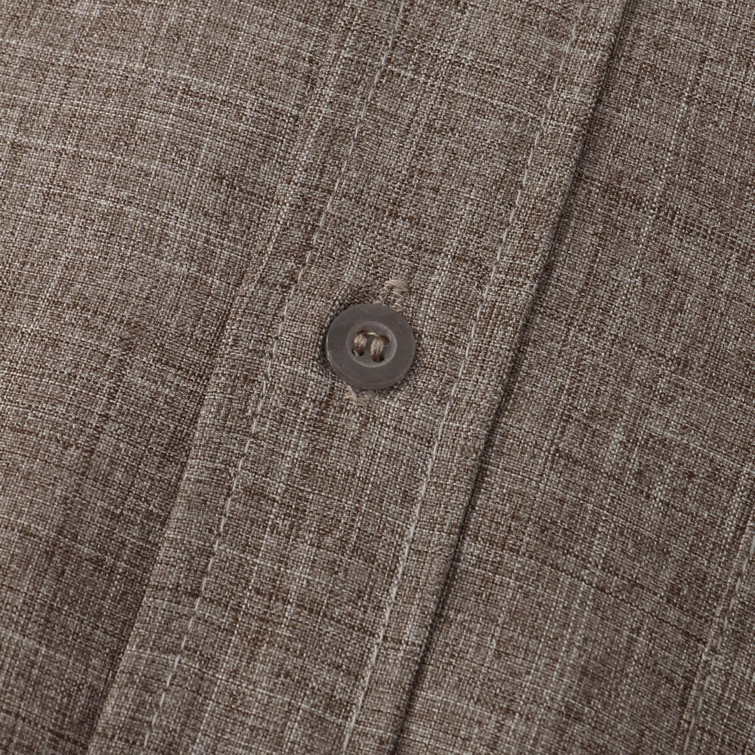 Fabien | Chemise en coton unie avec boutons