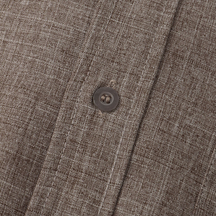Fabien | Chemise en coton unie avec boutons
