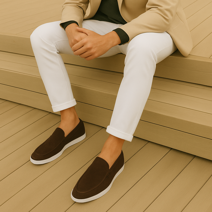 Tristan | Mocassins élégants en suède