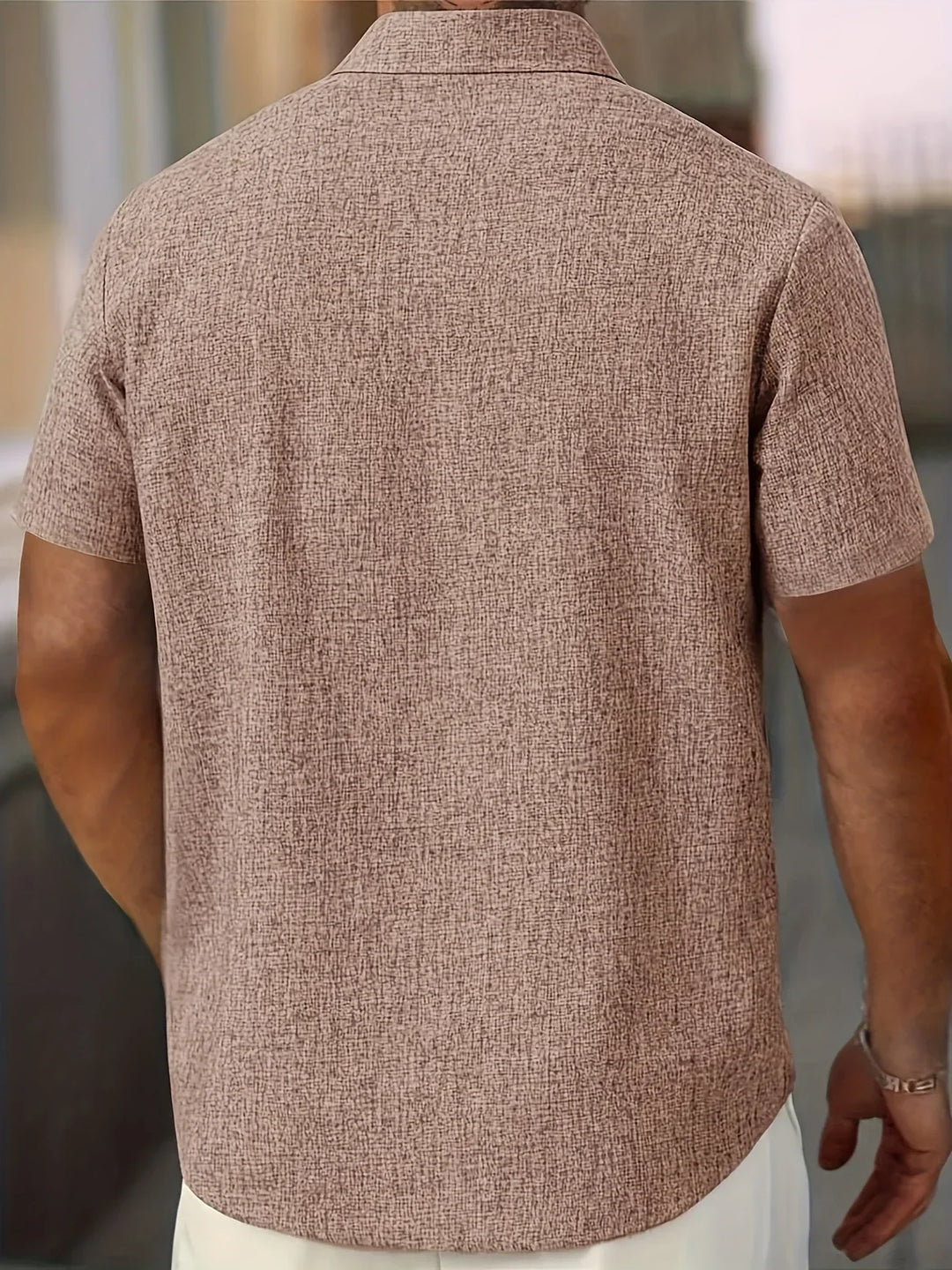 Adrien | Chemise légère à manches courtes en
