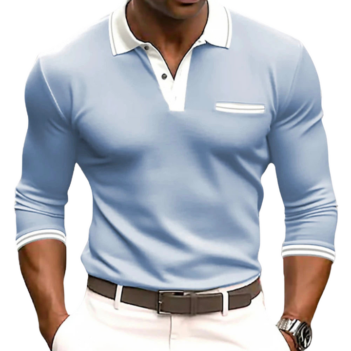 Benoît | Chemise à détails contrastés élégants