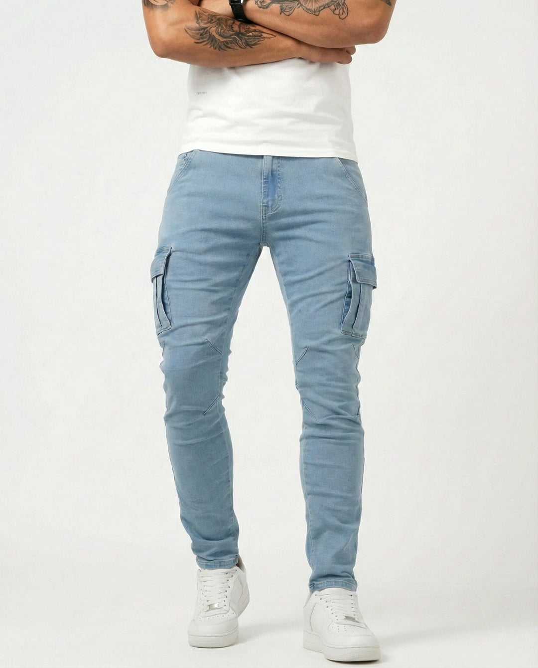 Jean | Pantalon Cargo Élastique