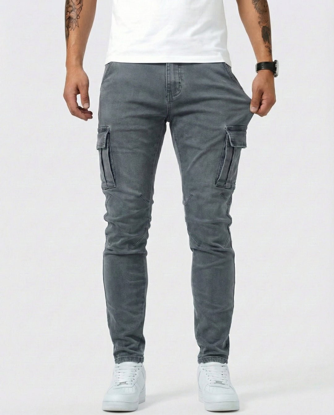 Jean | Pantalon Cargo Élastique