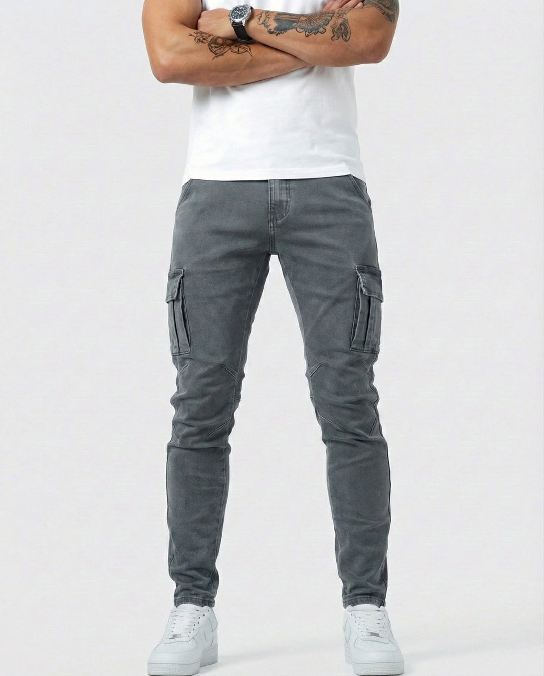 Jean | Pantalon Cargo Élastique