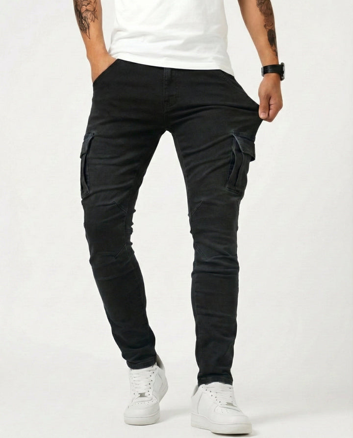 Jean | Pantalon Cargo Élastique