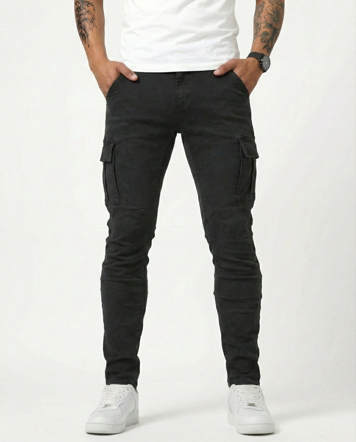 Jean | Pantalon Cargo Élastique